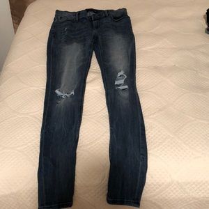 Express mid rise ripped jeggings